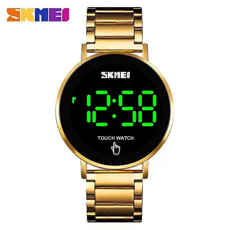 SKMEI 1550 Touch Screen maschile LED Light Display 3bar Cinturino