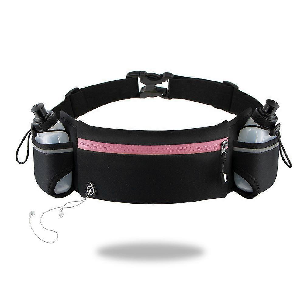 Bumbag with Water Bottle Holder Running Belt Waist Fanny Pack Bum Bag for Men Women Waist Bag Adjustable Belt