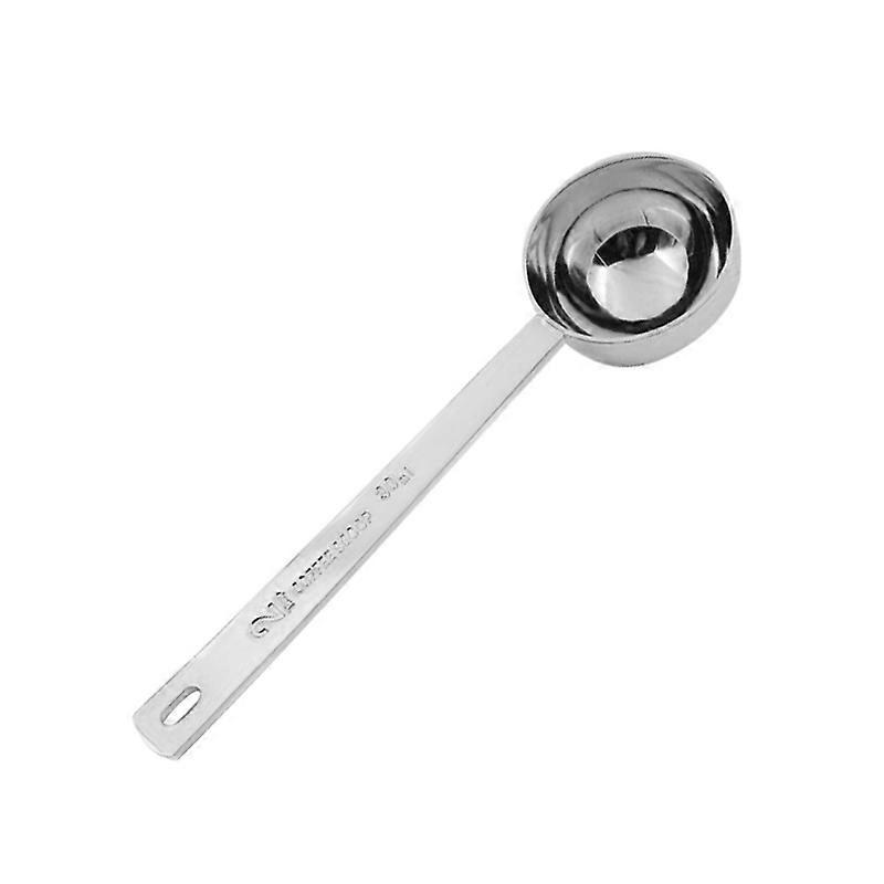 15ml/30ml lang håndtag rustfrit stål mælk kaffe pulver scoop måleske