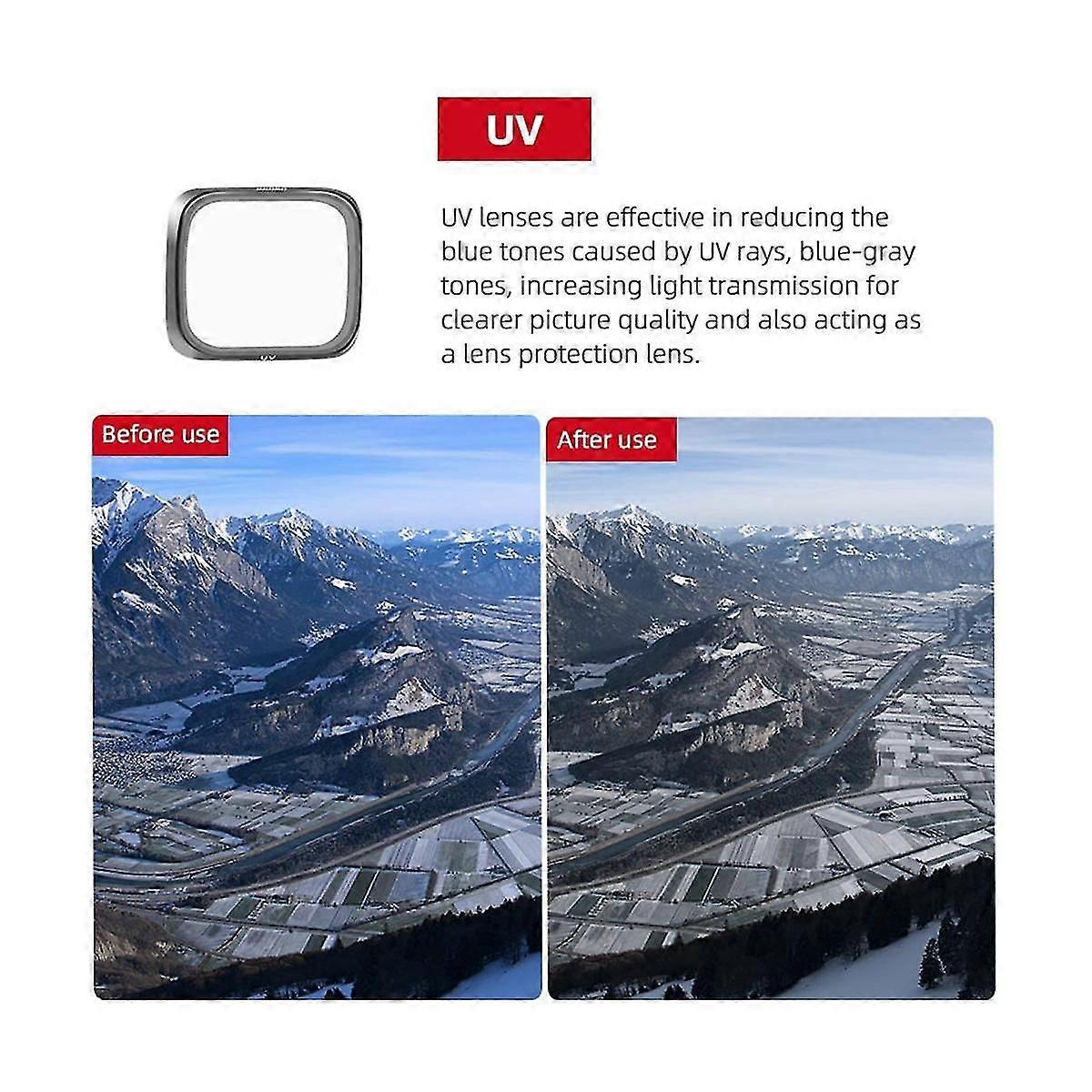 Per Air 2s Lens Filter Nd Filter Set Lens Filter Parti per Air 2s, + nd8pl + nd16pl + nd32pl + nd64pl + nd12