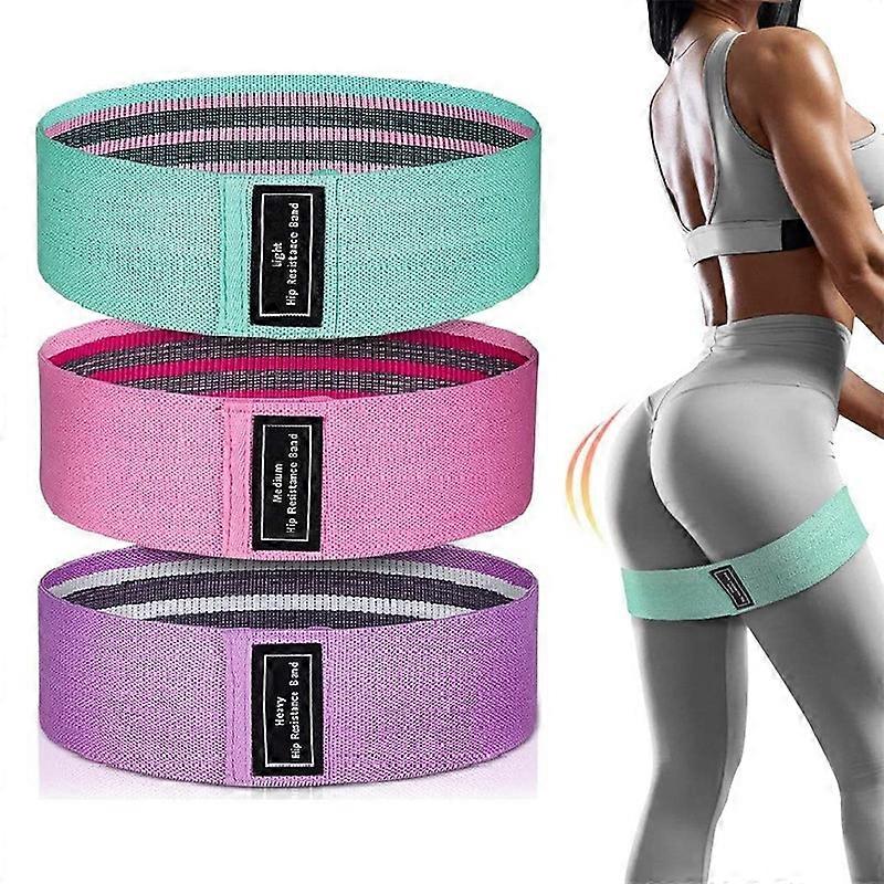 Heavy Resistance Booty Bands,Elastic Exercise Fabric Workout Bands for Home