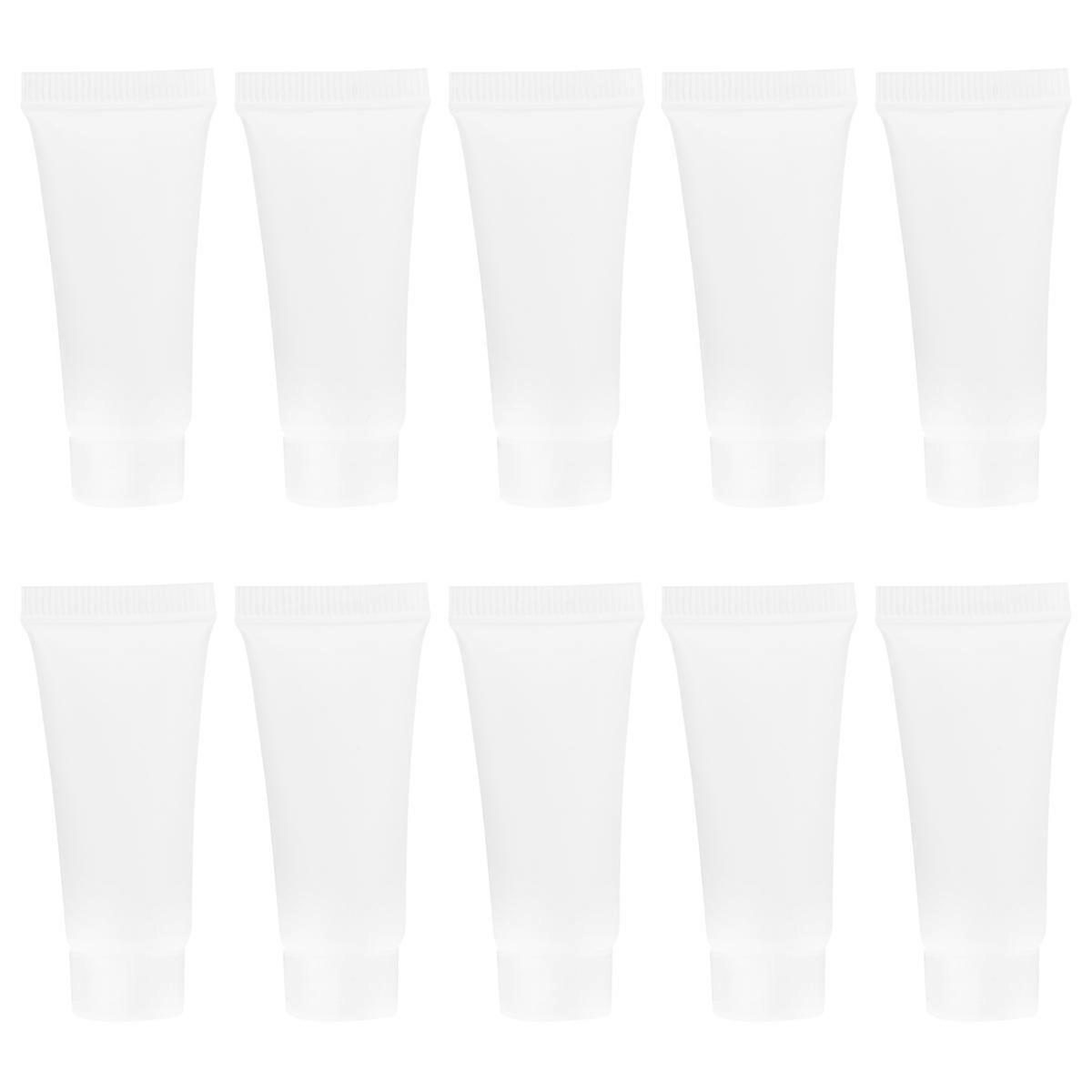 30 Pcs Mini Lotion Empty Lip Gloss Containers DIY Hand Soap Dispenser Flip Cap Bottles Empty Tubes Lip Gloss