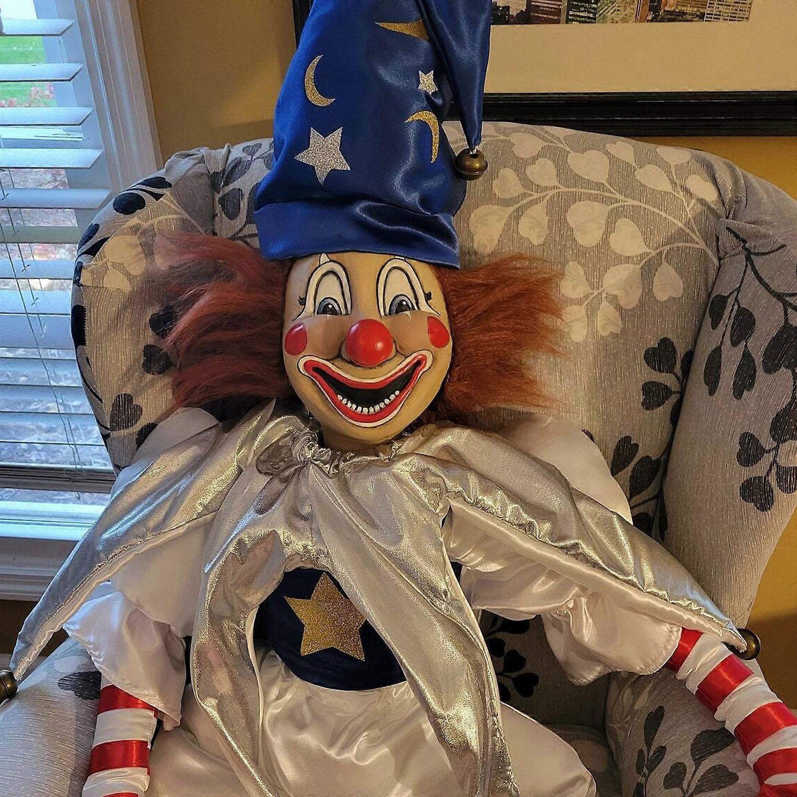 新着ポルターガイストピエロ人形不気味なピエロぬいぐるみソフト