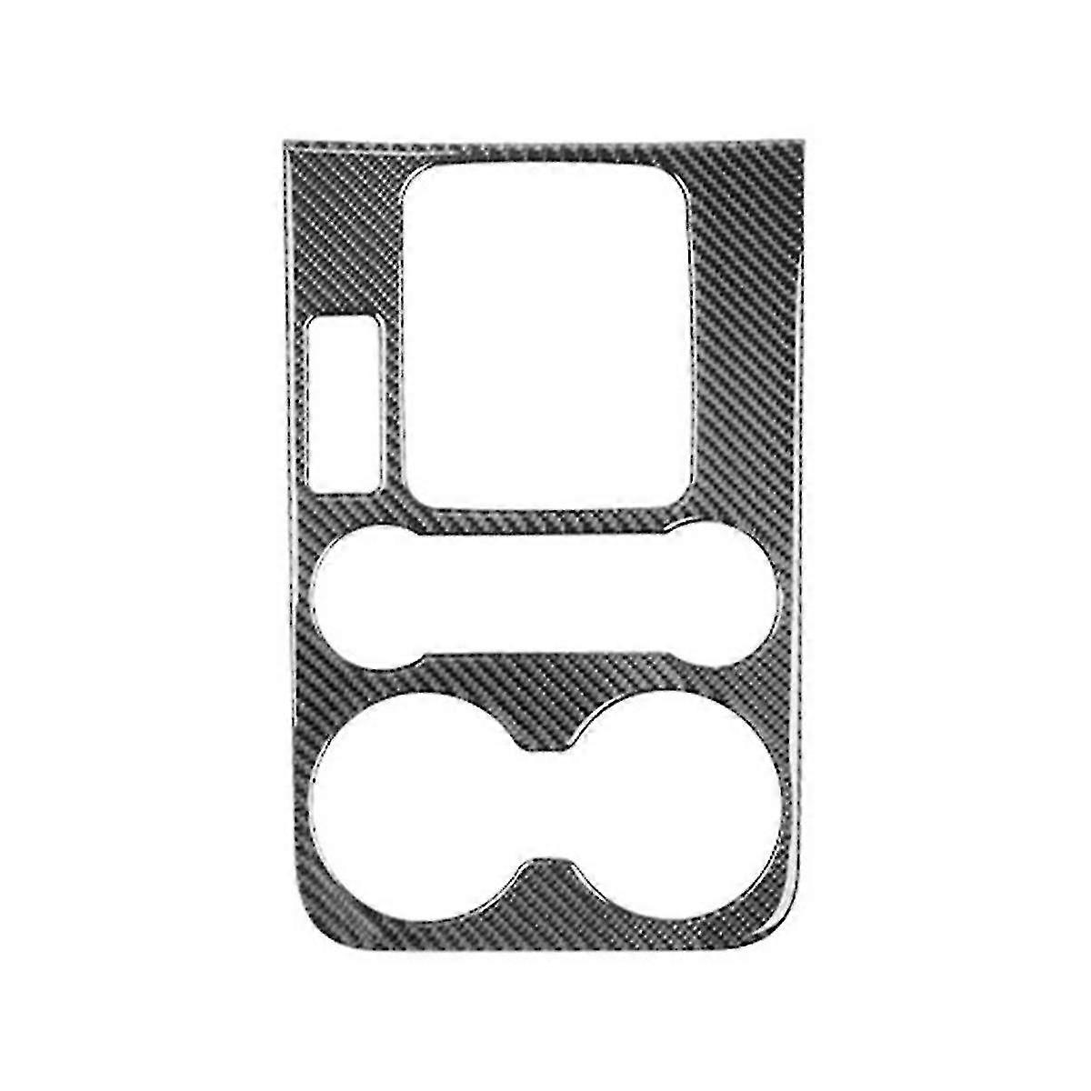 Carbon Fiber Central Gear Panel Control Panel Decal Interior Modification For 2011-2019