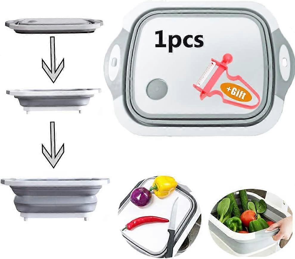Folding Cutting Board, Multifunction Cutting Board, Folding Vegetable, Drain Basket Basin Suitable