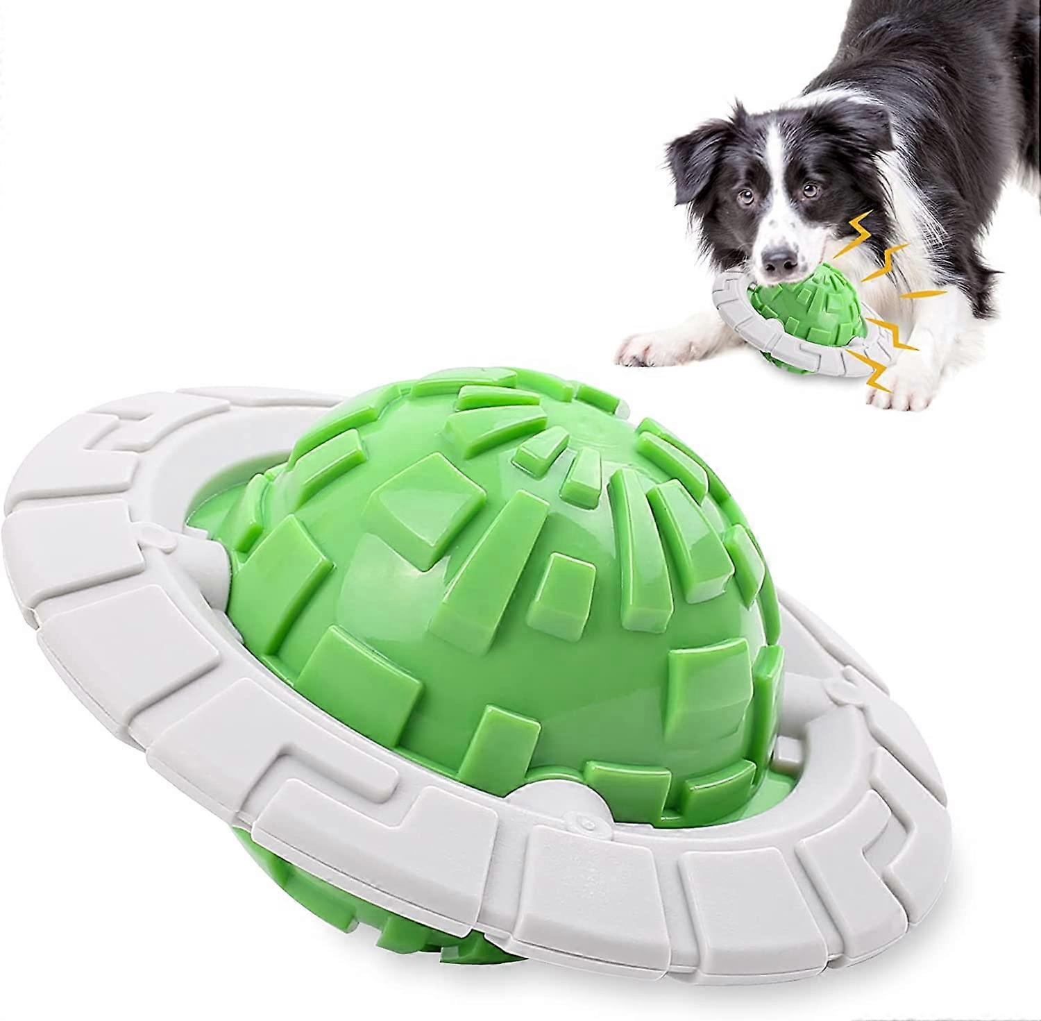 Indestructible Dog Chew Toy, Squeaky Dog Toy with Sound Ball, Interactive Dog Toy, Suitable for Smal