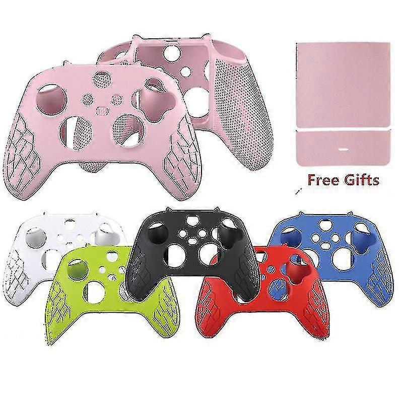 Silicone Skin Cover For Xbox Series X Controller,ergonomic Soft Rubber Protective Case Cover For Xbox Series X/s With Non-slip Stickers