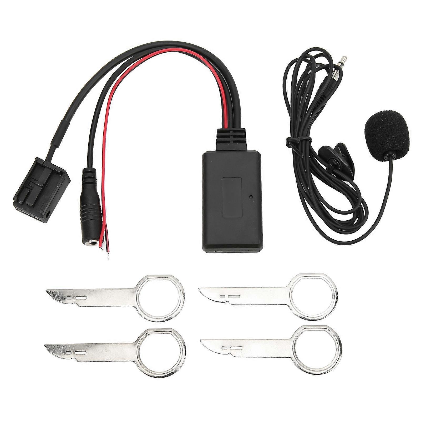 Kabelloser Bluetooth AUX IN Adapter Freisprecheinrichtung mit Mikrofonwechsel für Focus 2004 On-wards 6000CD