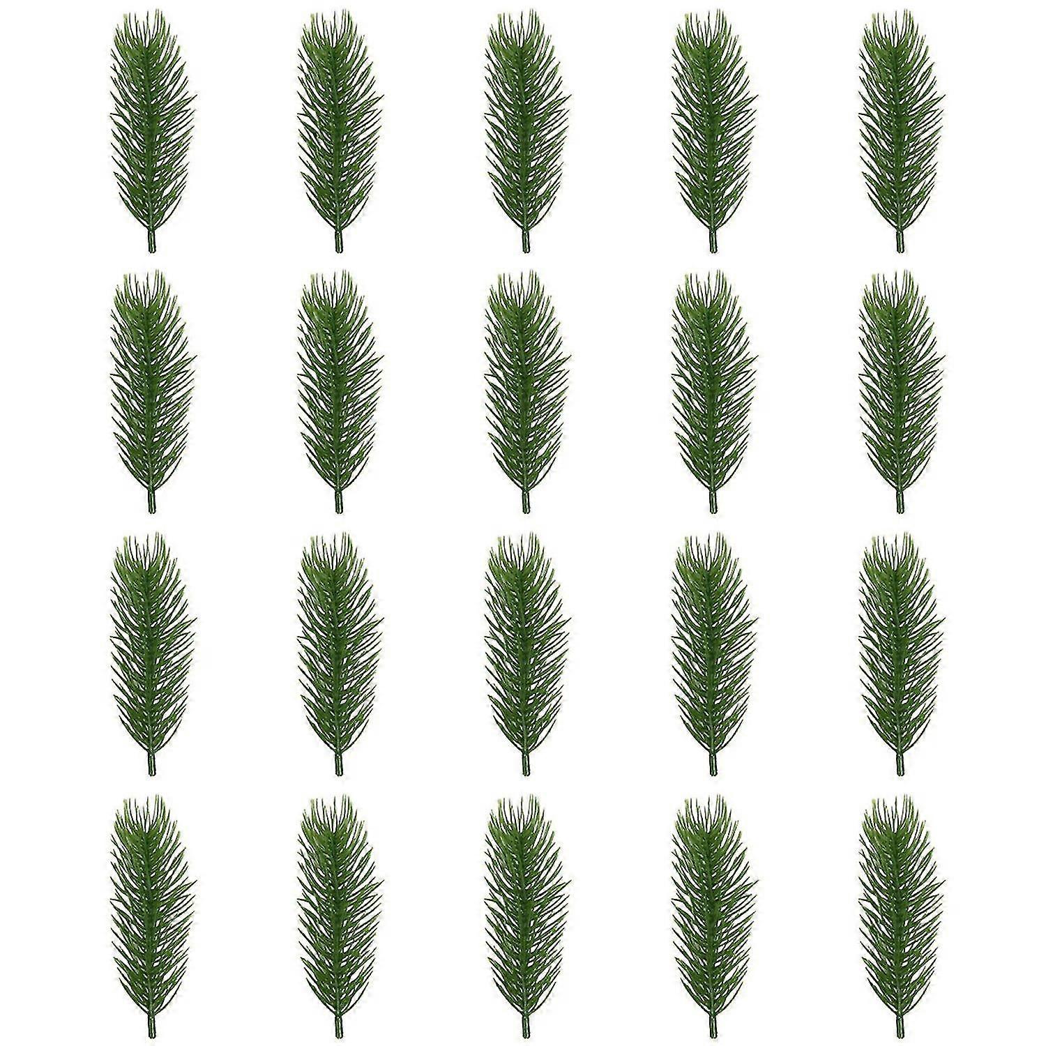 إبرة الصنوبر وهمية أوراق الصنوبر الاصطناعية DIY الزهور ترتيب الصنوبر فرع زفاف ديكور