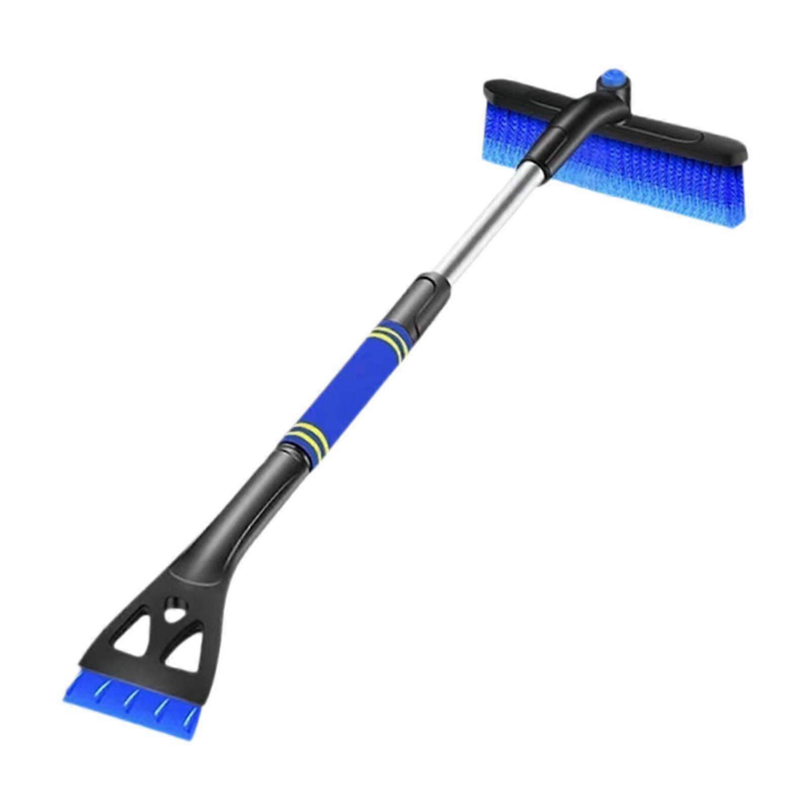 Generic Ice Scraper Snow Brush 3 in 1 Winter Tool for Windshield Window Blue