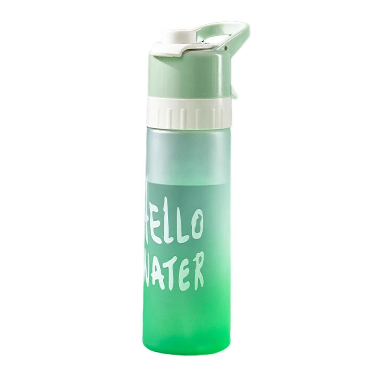 650ML Cooling Mist Spray Water Bottle BPA-Free Mist Function Portable Sport Water Container Keep