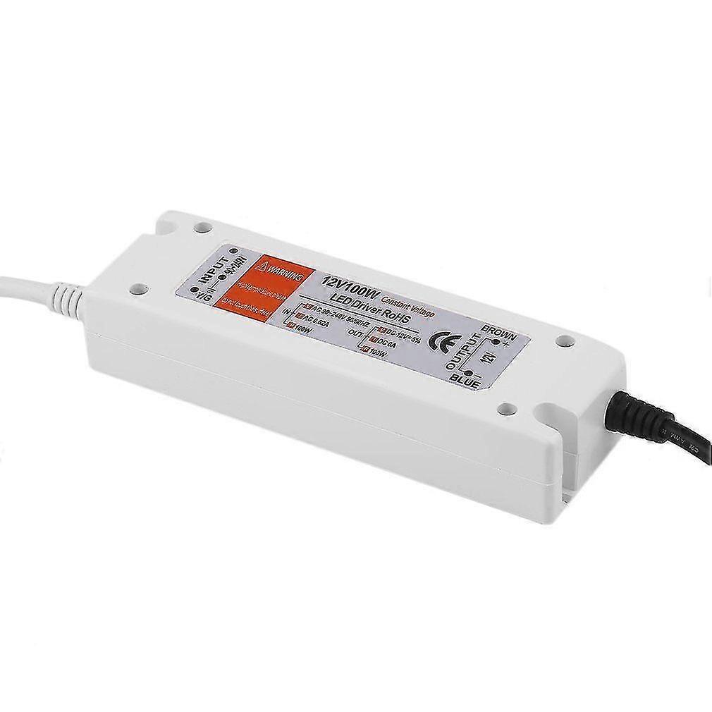 Led driver strømforsyning transformator 240v - dc 12v for led