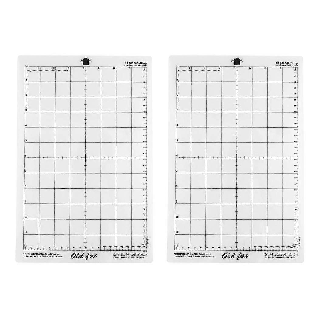 6pcs Replacement Cutting Mat Adhesive Mat With Measuring Grid 8 By 12-inch