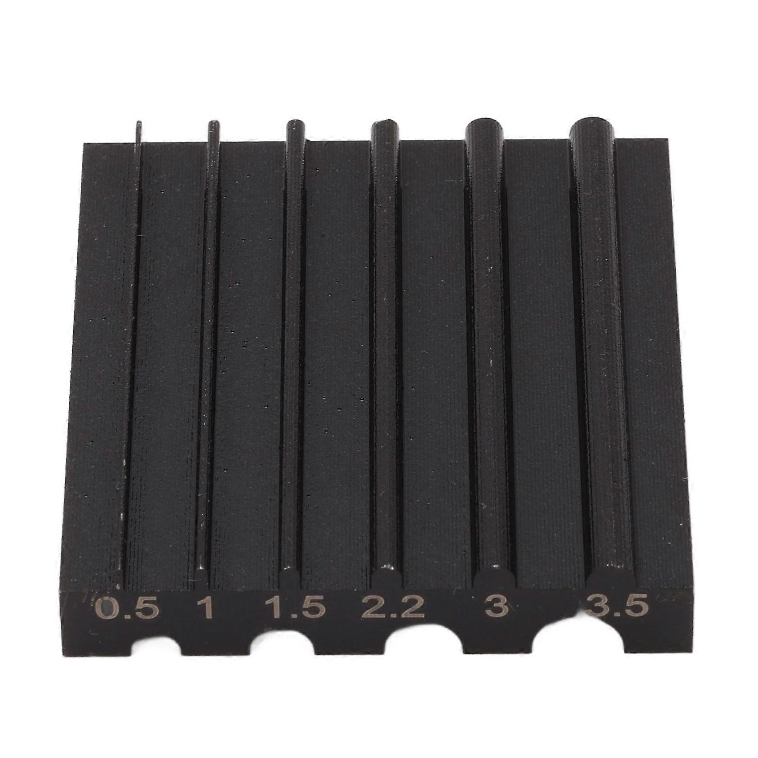 Edge Skiving Grinding Tool DIY Steel Material 6mm Wide Shovel Leather Edge Sharpener for Leathercraf