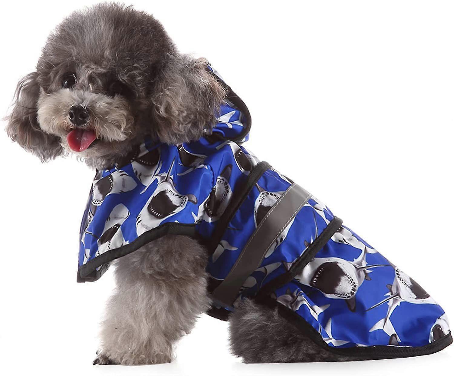Dog Hooded Rain Jacket