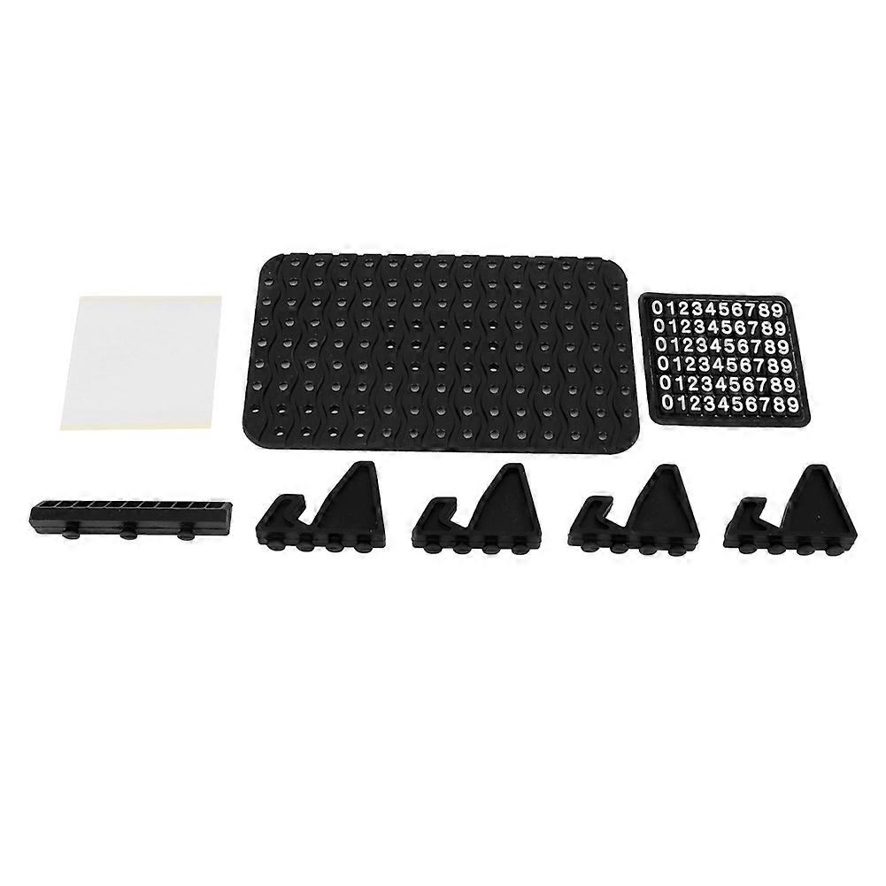 Multi-function Car Vehicle Phone Navigation Support Holder Silicone Temporary Parking Card