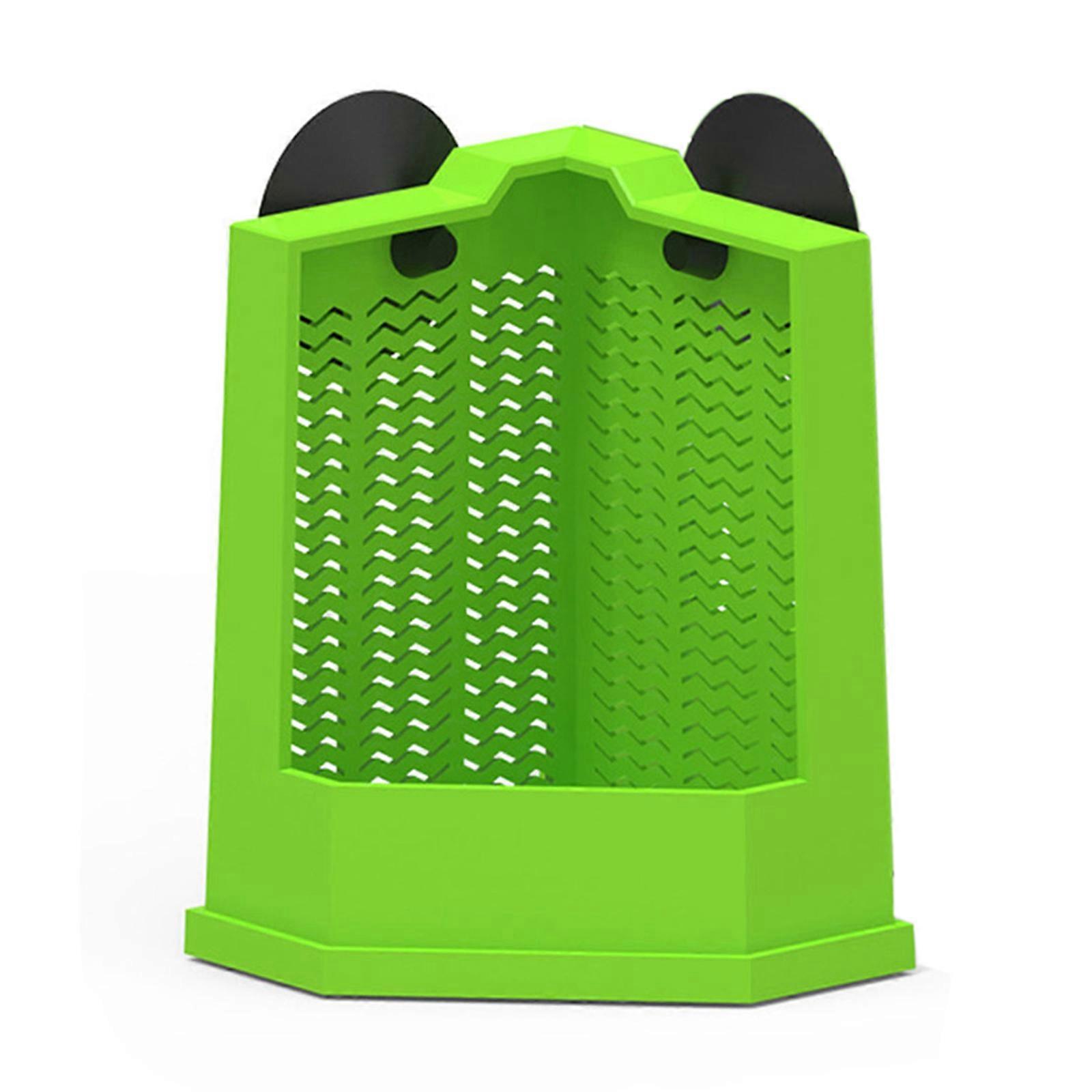 Reptiles Corner Feeder Feeding Dish Easy to Install Suction Cup Mounted Corner Feeder Box For Lizards And Amphibians S