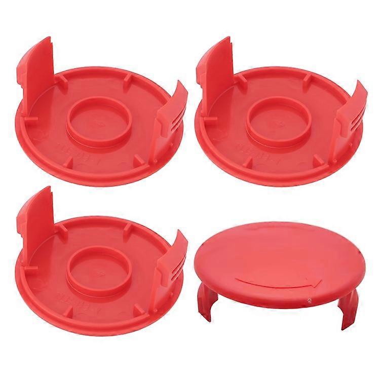 TLE-03-1 4Pcs Replacement Spool Cap Compatible For Einhell GE-CT 18 / 28 Li / GE-CT 18 / 28 Li TC Lawn Trimmer Accessory