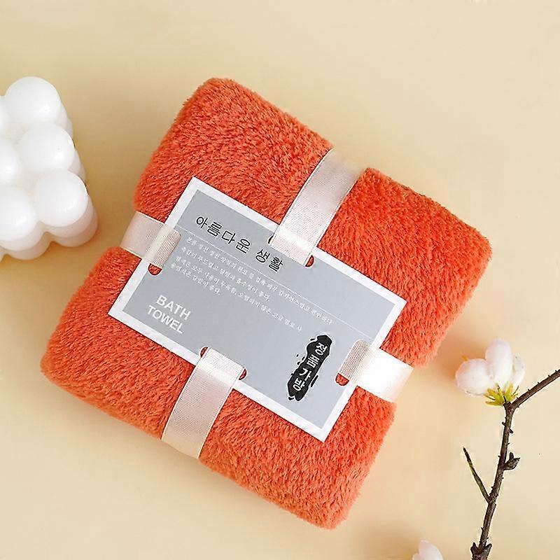 Coral Velvet Bath Towel Swimming Fitness Water Absorption Soft And Thick Gift Towel