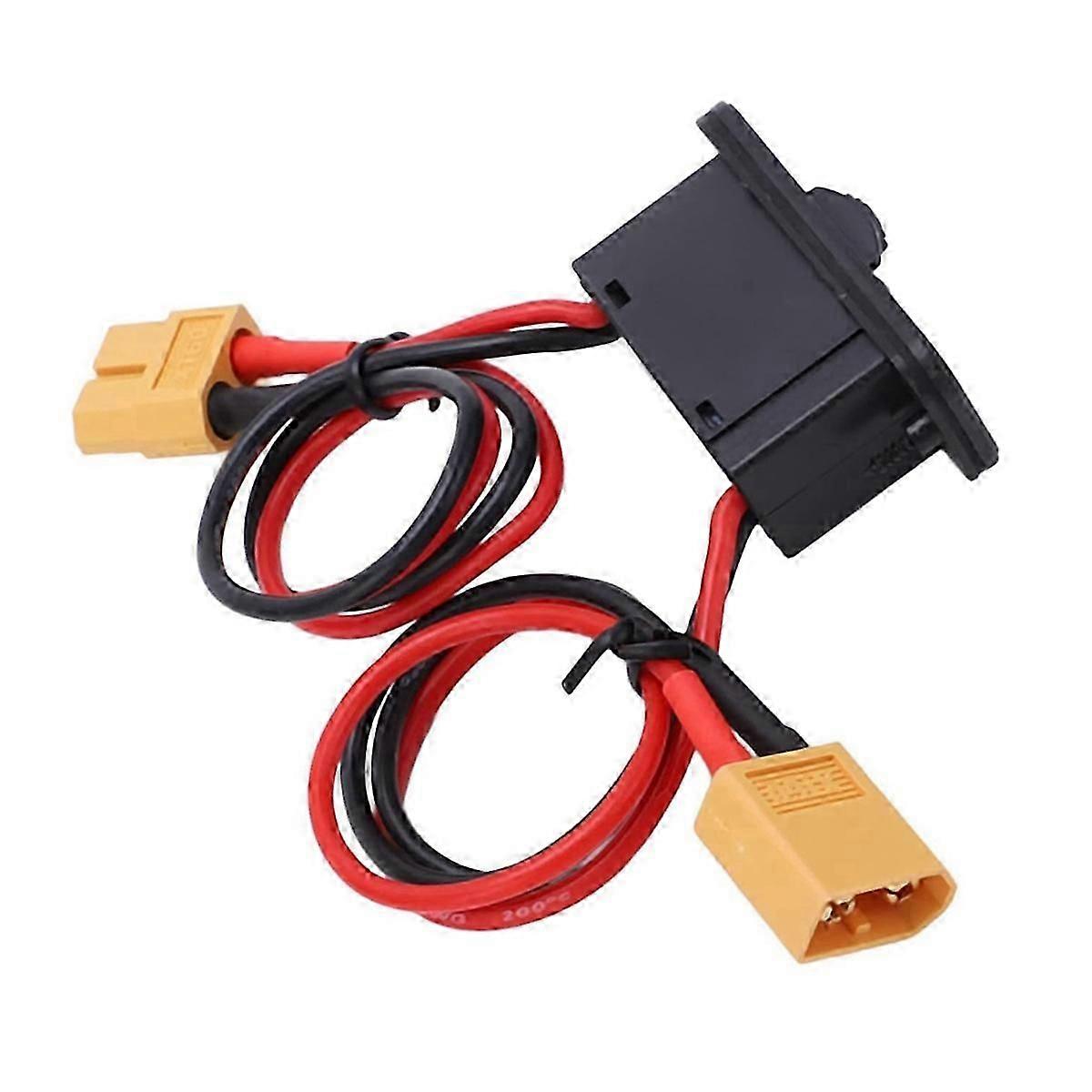 Rc Airplane Switch,18awg Large Current Switch With Xt60 Plug,heavy Duty On/off Switch For Rc Model Airplane