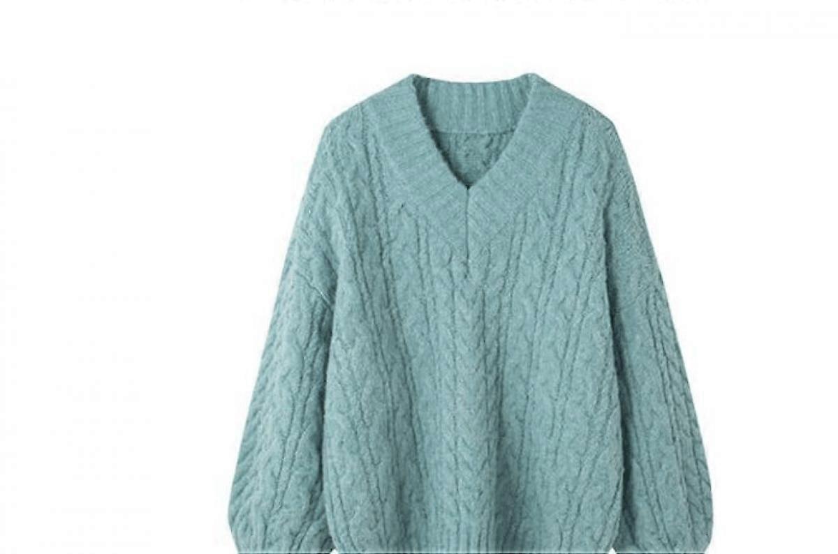 Womens 2022 Winter Fall Solid   Balloon Long Sleeve Sweaters Pullover Outerwear,Oversize Sweaters Loose Lantern Sleeve