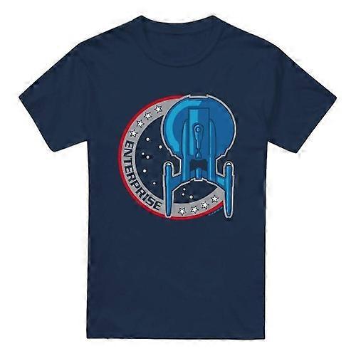 Star Trek Mens Enterprise Patch T-Shirt