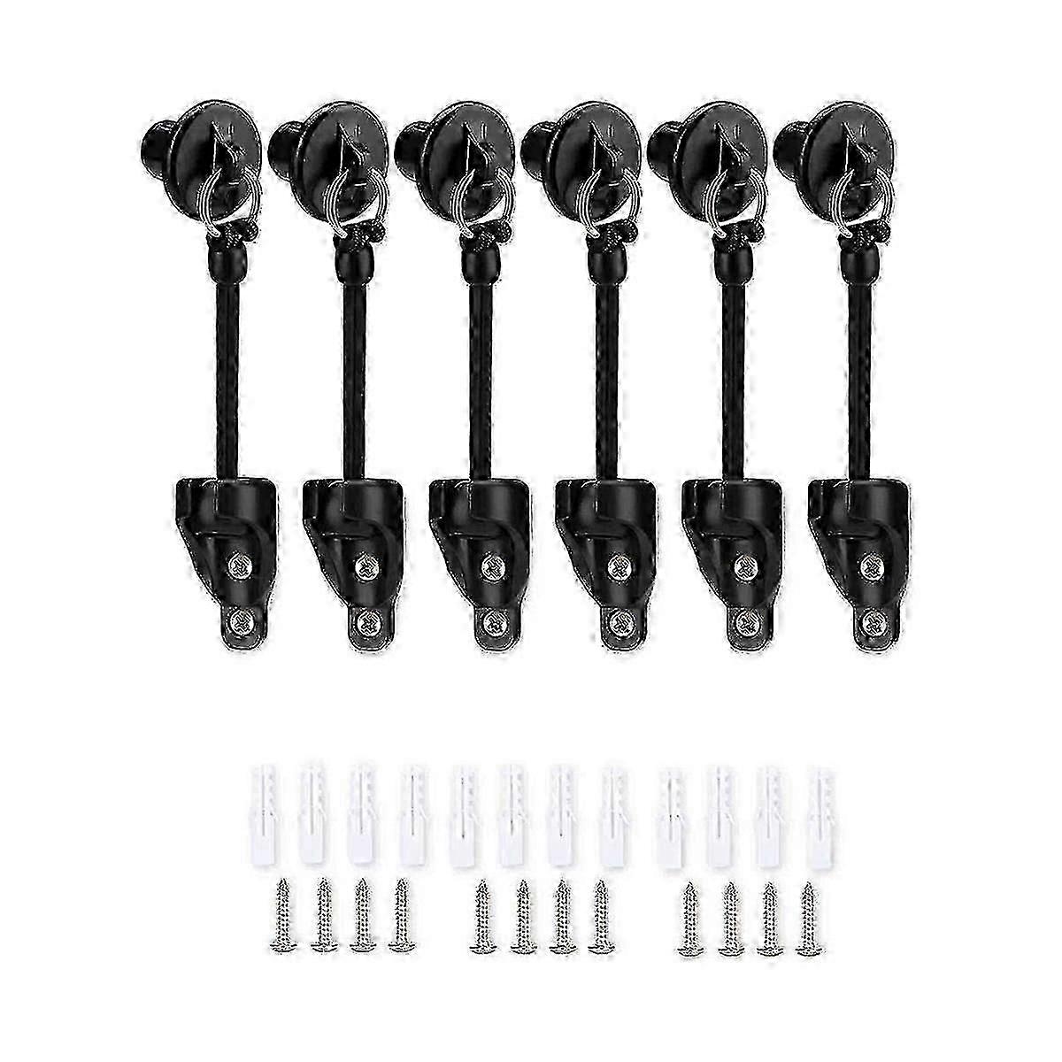 Upgraded Bungee Kit and End Cap Outdoor Roller Sun Shade Replacement Part Shade Tie Downs Elastic W