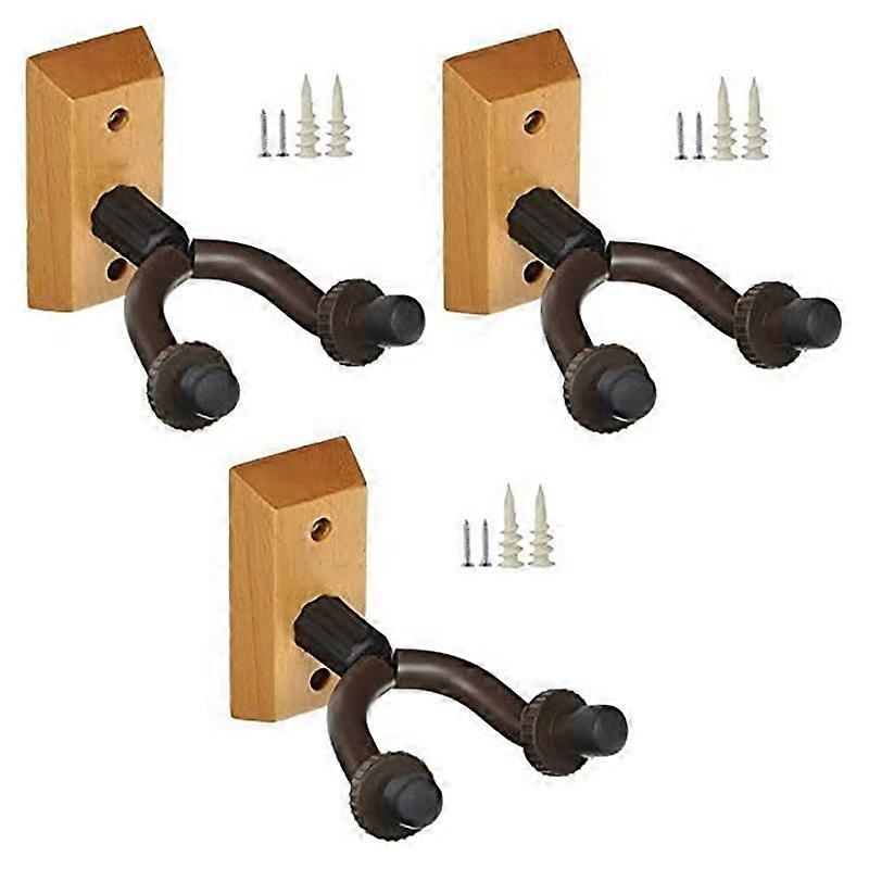 Wall hanger for guitar 3 pcs. Guitar Hanger for Guitar Ukulele Bass Banjo Mandolin Guitar Hanger Instrument Display