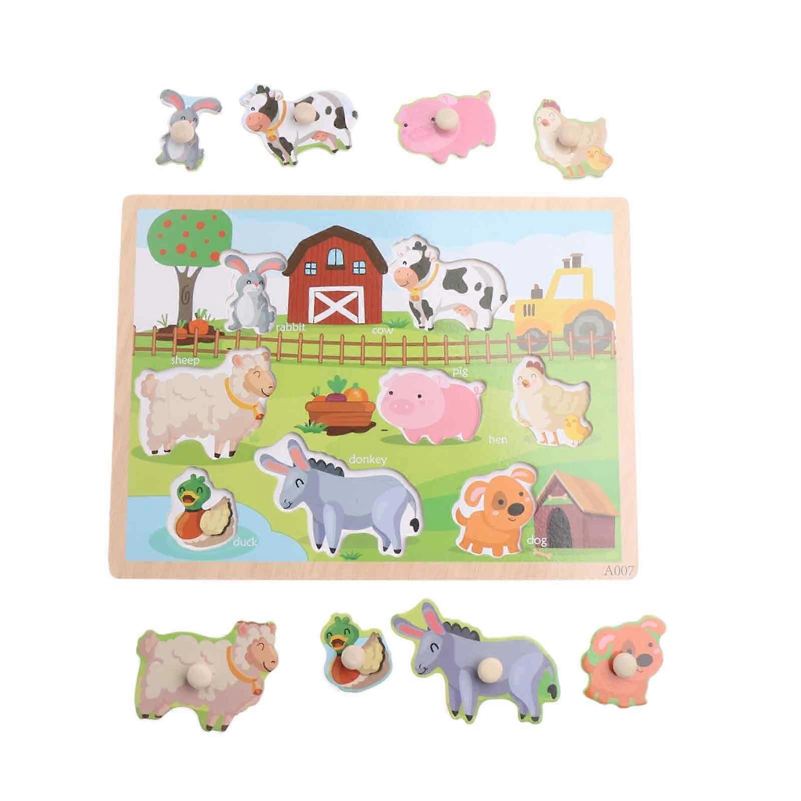 1 pieces of farm puzzle