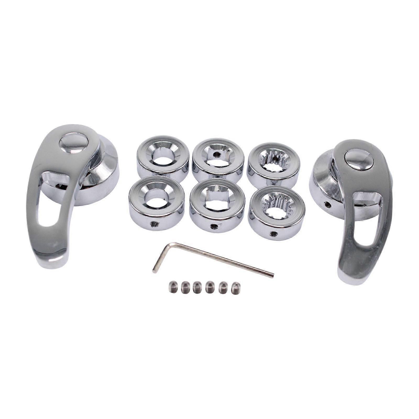 Door Handle Kit Portable High Performance Replace for Ford Silver