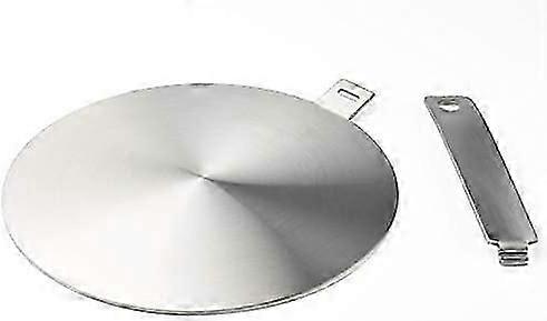 Induction Adapter, Converter Disc For Induction Cooktop, Heat Diffuser Plate With Separable Handle And Base 20cm