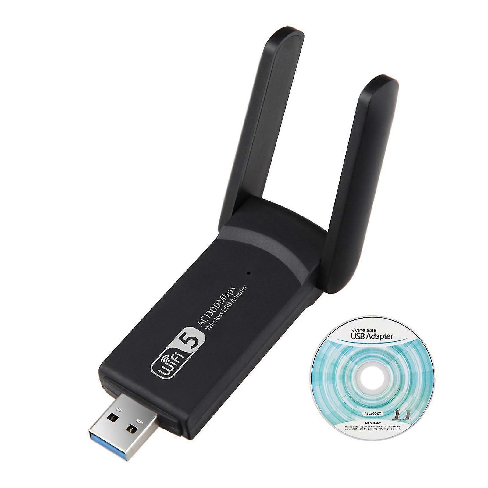 Network Card Mini Soft AP Launcher Function Realtek8812 Chip Transfer ABS 1300M 5G USB 3.0 WiFi Card