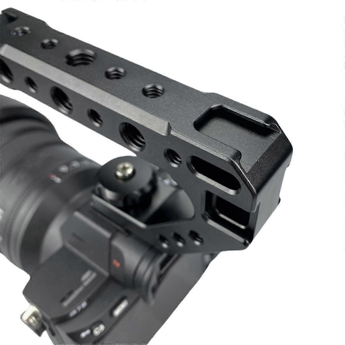 DSLR Camera Top Handle Mirrorless Camera Handle Cold Shoe Adapter Bracket Multifunctional Expansion