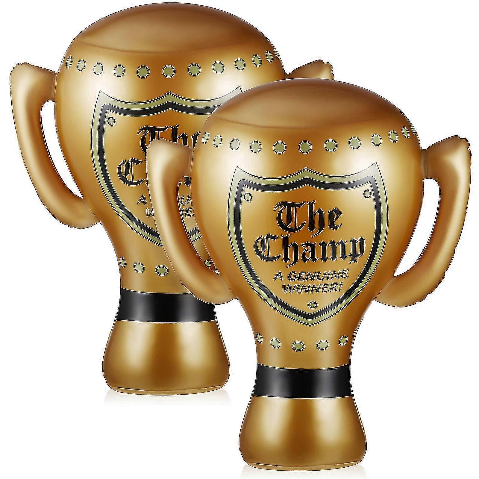 2Pcs Inflatable Trophy Award Trophy Cup with Handles Party Decorations for Games Classroom Activities-Yvan