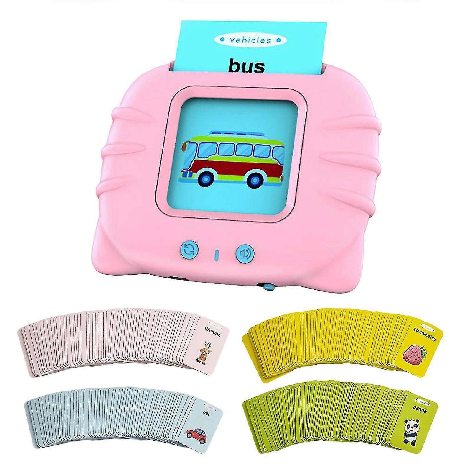 224 قطعة ألعاب ما قبل المدرسة تعلم الاطفال لغة البصر كلمات الأولاد هدية لعبة تعليمية مبكرة بلاستيك مع مؤثرات صوتية