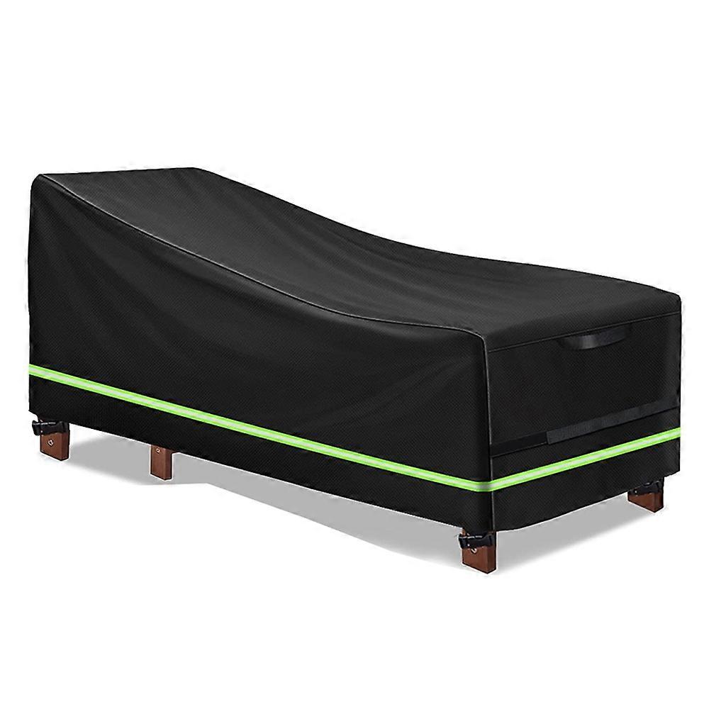 420D Oxford Cloth Outdoor Garden Sunbed Cover Lounger Chair Protective Cover,200*75*70/40cm