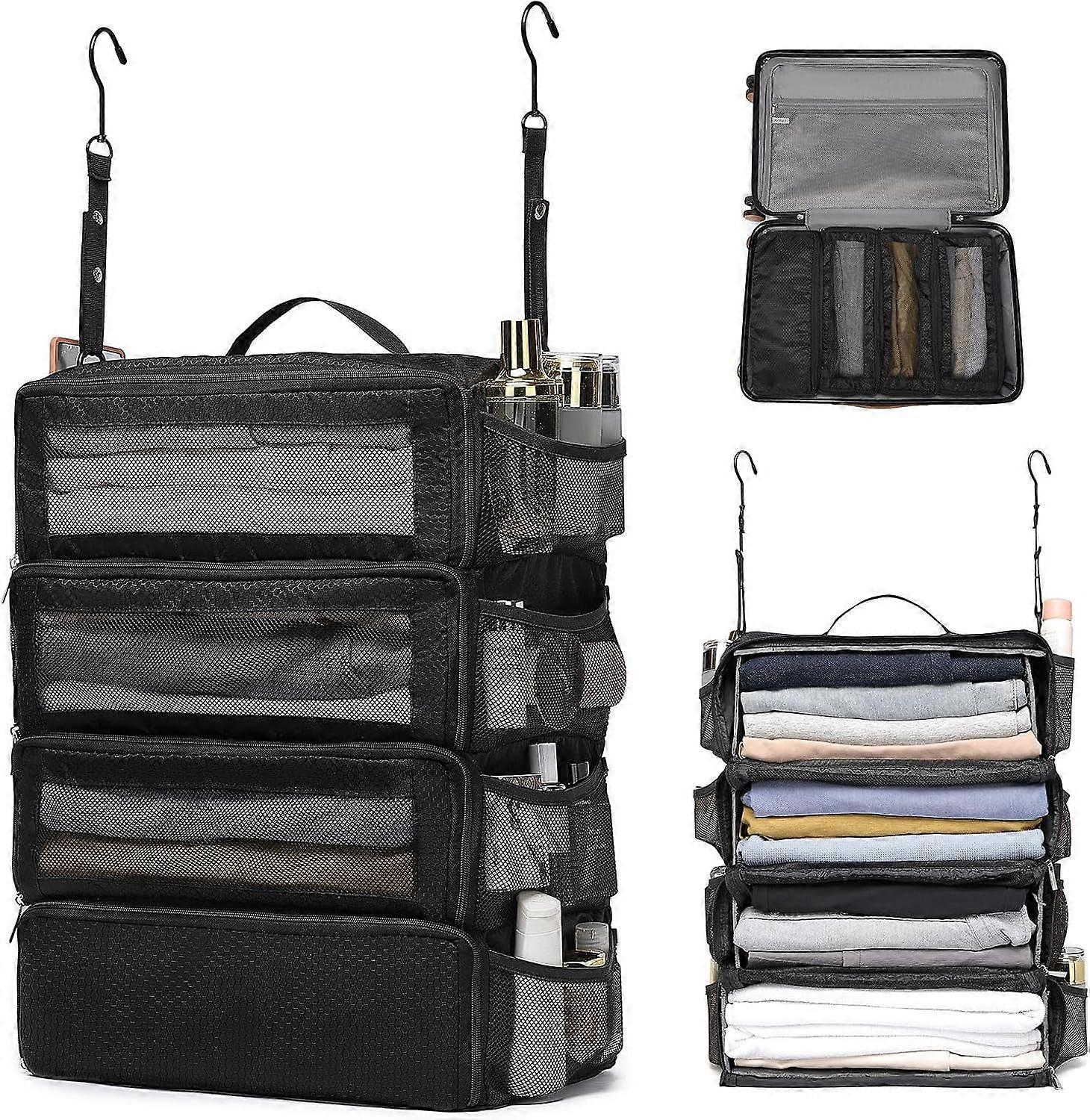Suitcase organizer Suitcase organizer Hanging storage Travel hanging organizer with 2 hooks