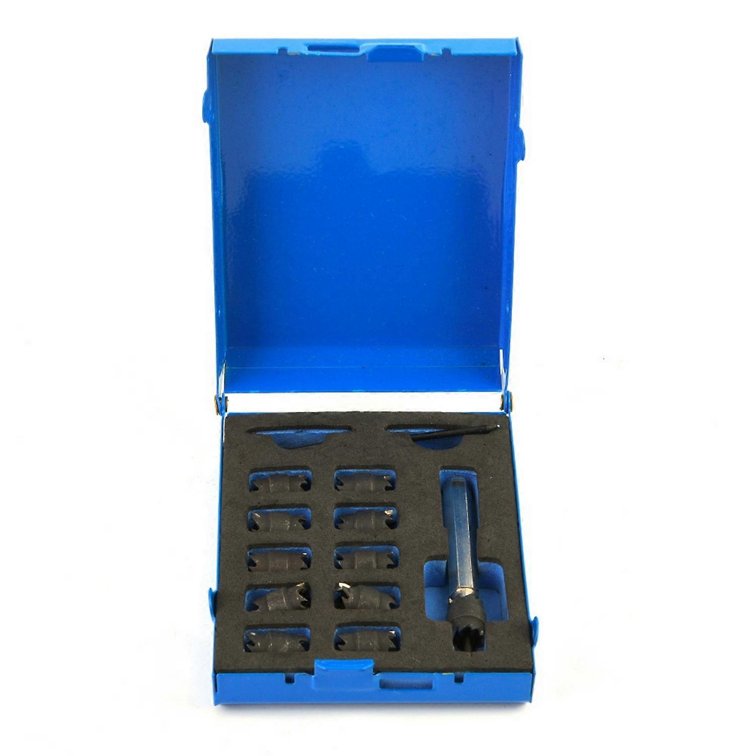 13 Pcs Durable Double Sided Rotary Spot Weld Cutter Drill Bits Hex Shank Removal Tools