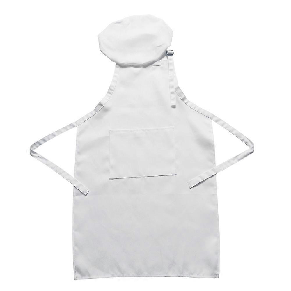 Children's Apron Set, Chef Hat, Baking Drawing