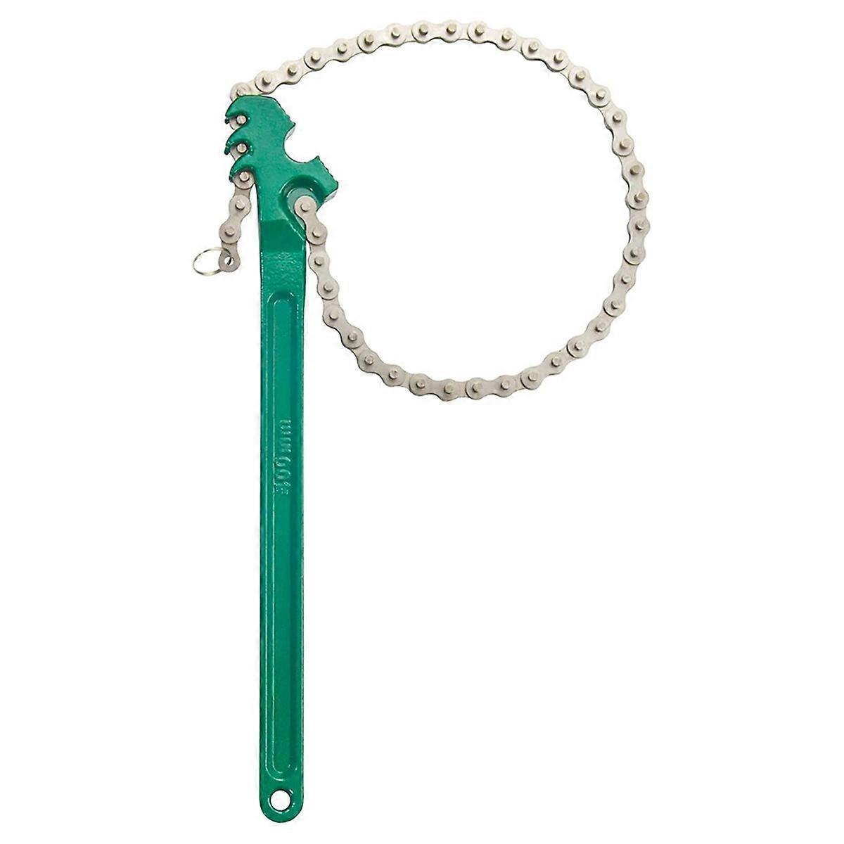 Llave de filtro de aceite de cadena de trinquete resistente ajustable y resistente