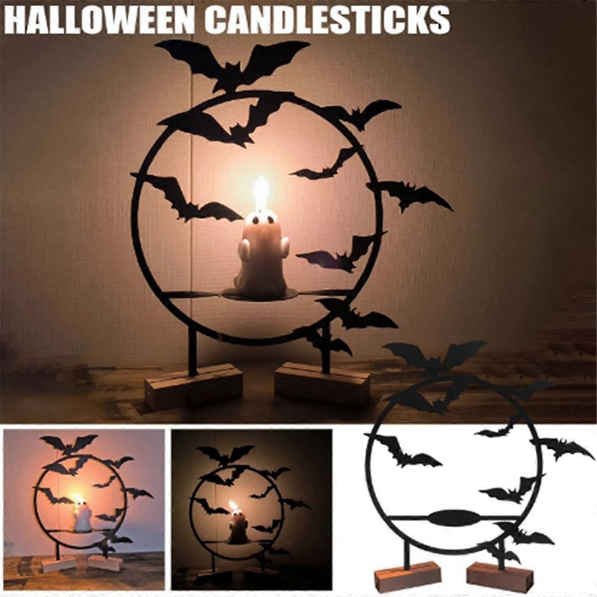 Halloween Candlestick Holder Halloween Statue Candlestick