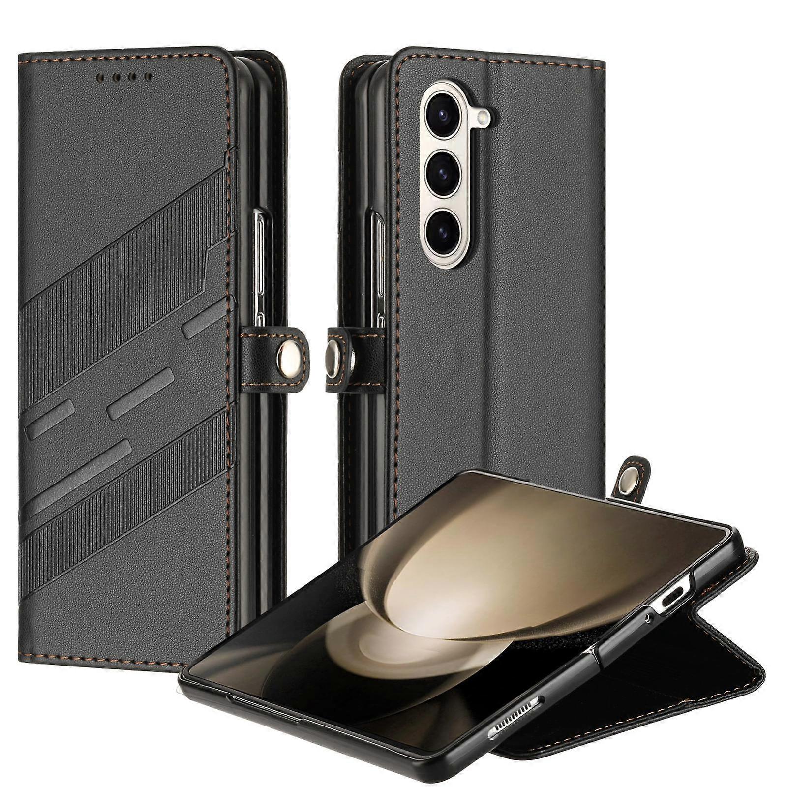 (New) Embossed Multi-functional Wallet Retro Leather Phone Case