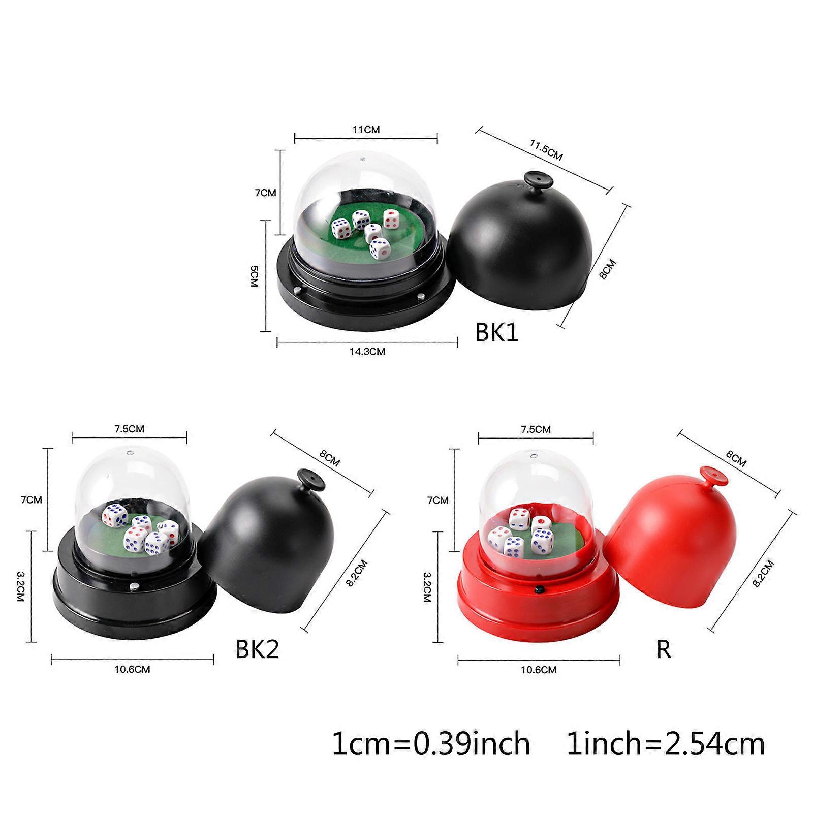 Gobelet à Dés Électrique Automatique - Avec 5 Dés - Pour Jeux De Société, Fêtes, Bars (KTV)