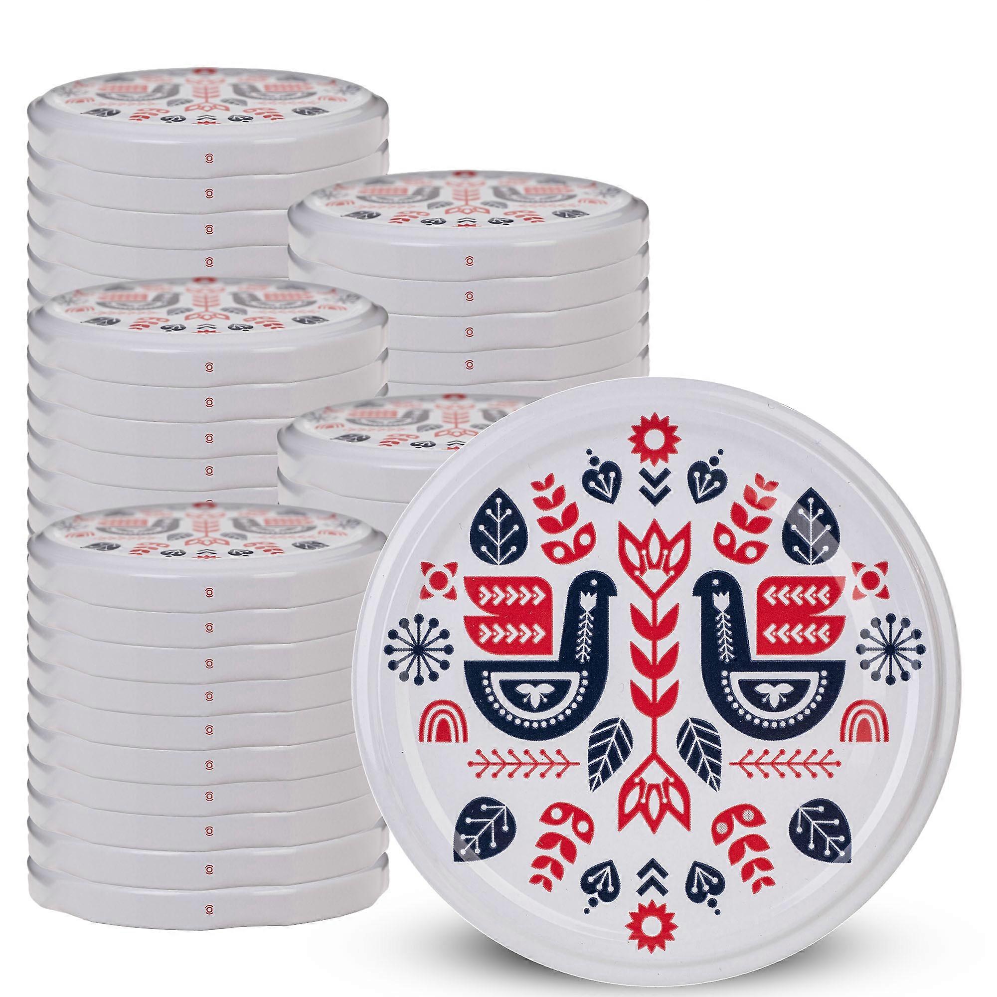 KADAX 50x Tapas de tarro fi 82 Tapas de tarros Tapas conservas