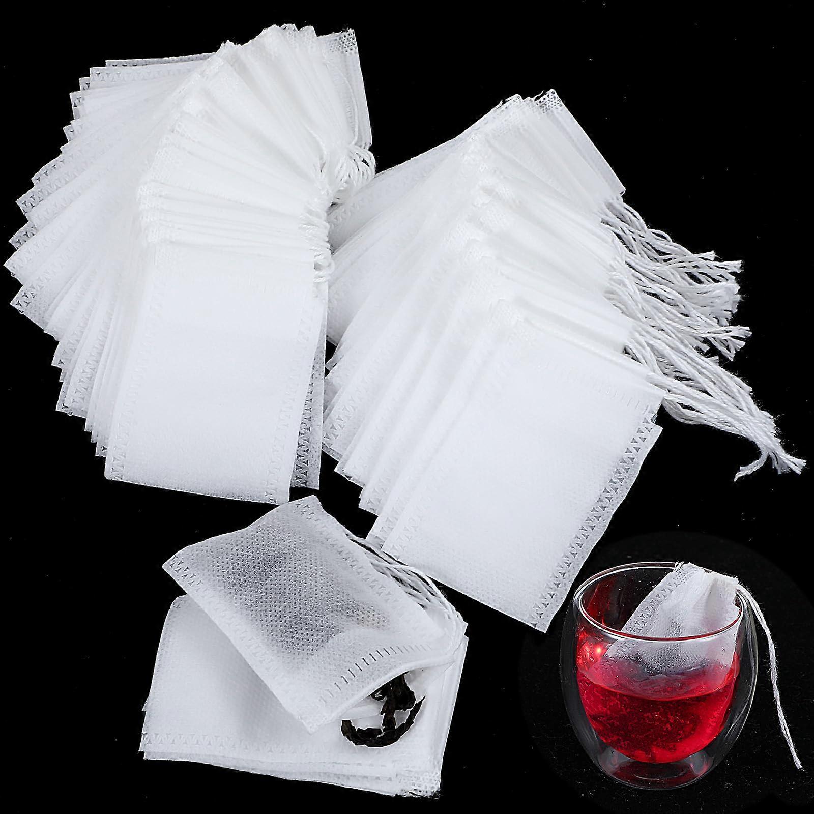 Disposable Tea Bags 1000 Pcs, Drawstring 2 X 2.76 In, Filters For Loose Leaf Tea, Empty Bags For Strainers, Coffee Spice