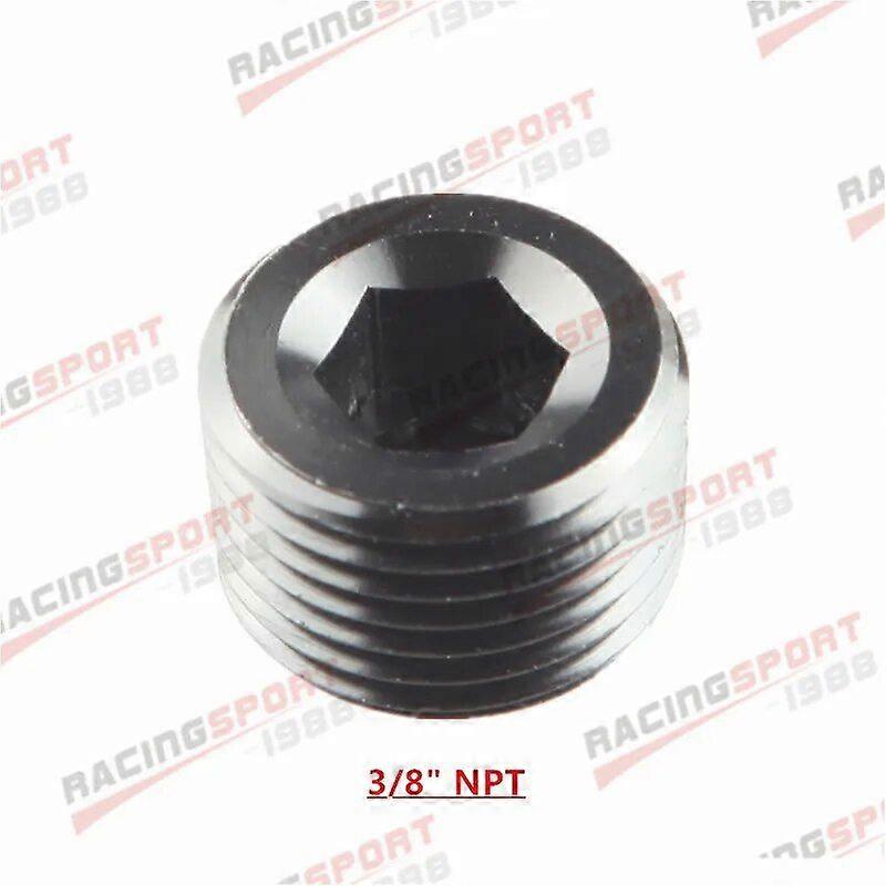 1/16\" 1/8\" 1/4\" 3/8\" 1/2\" 3/4\" 1\" NPT Pipe Thread Allen Socket Aluminum Plug