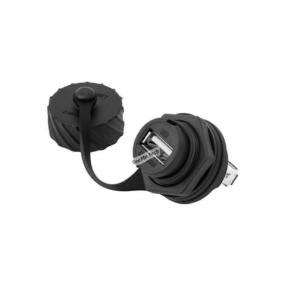 USB2.0 Female USB Aviation Plug Waterproof Connector Industrial Grade Straight Through Data Cable Adapter