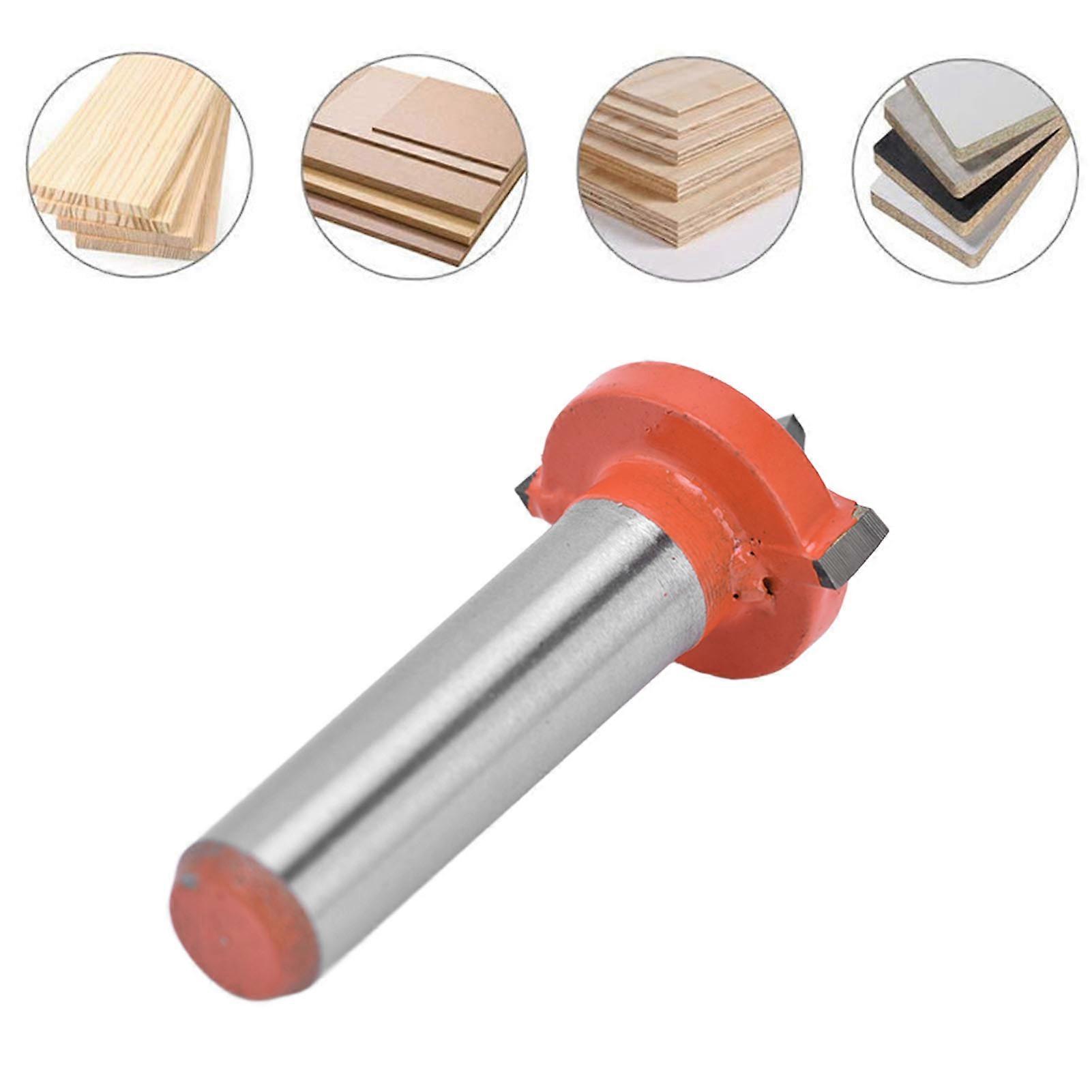 CNC Router Bits Tungsten Carbide Blade 45 Gauge Steel Body PTFE Coating 8mm/0.3in Round Shank Clean Cutting Tool18mm 