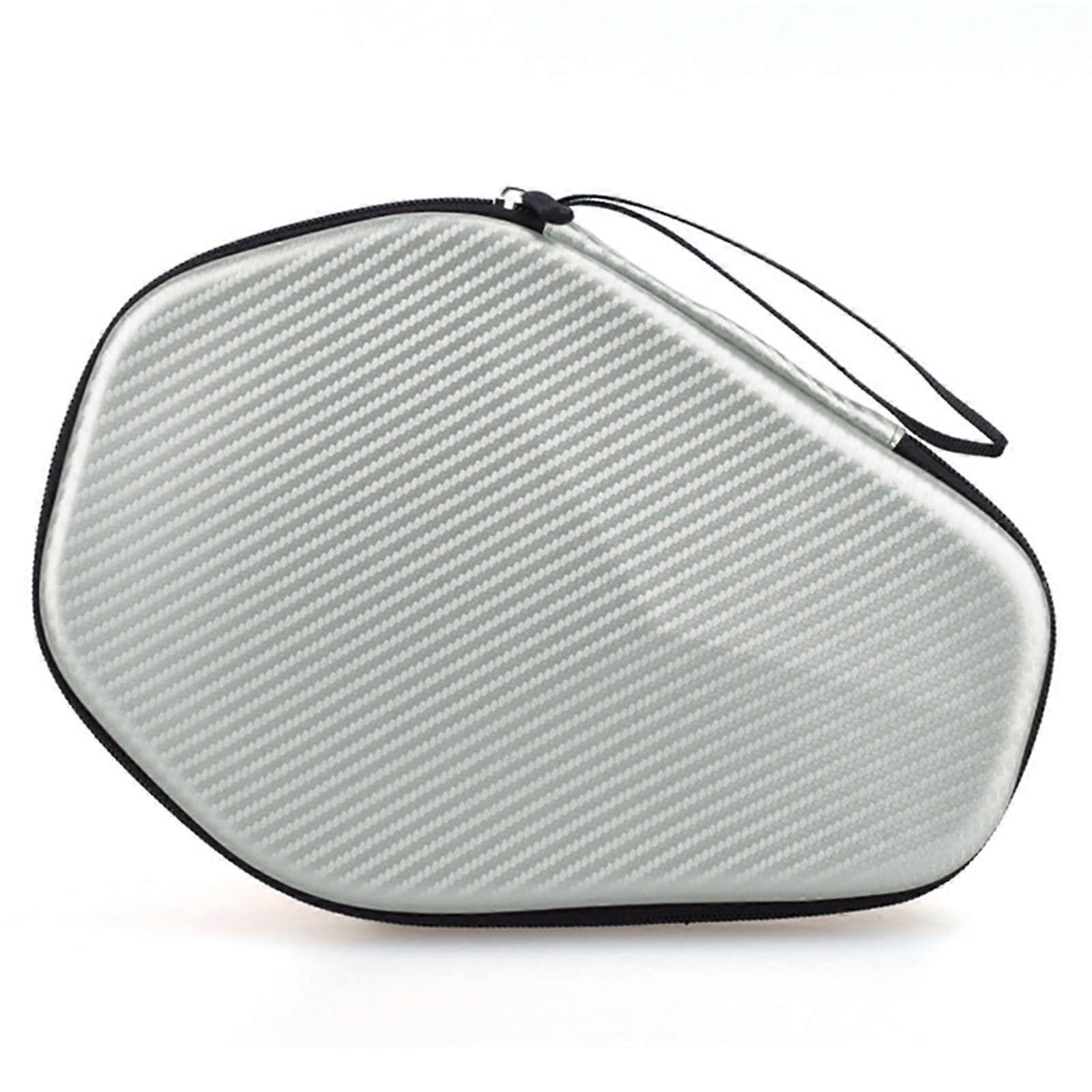 Table Tennis Bat Bag Waterproof Zipper Case for 2 Rackets, Portable Pingpong Paddle Storage Handbag, Tennis Accessories
