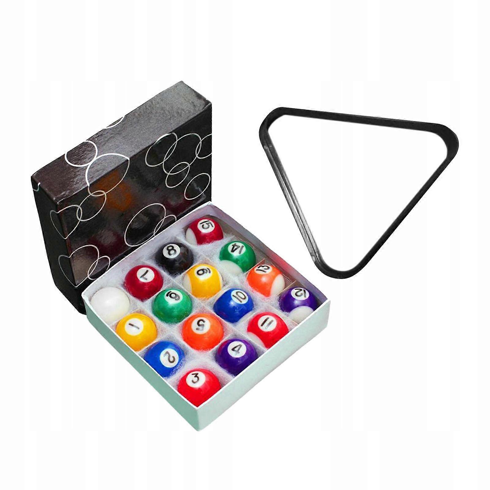 16 Pcs Mini Pool Balls Pool Table Accessories For Balls O